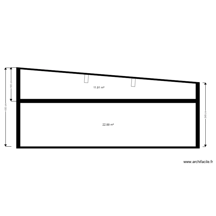 10 x 10 Coupe A  plancher. Plan de 