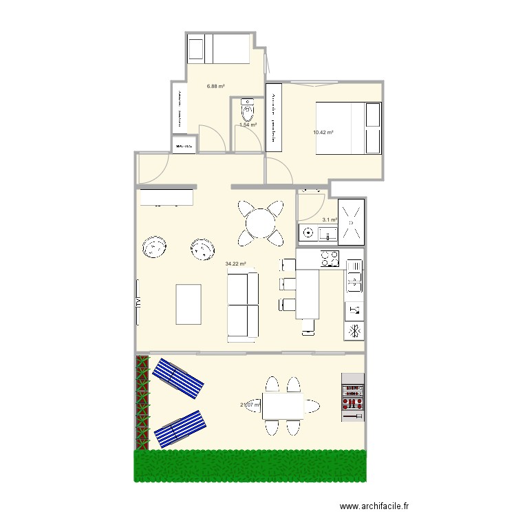 Californie final 1. Plan de 0 pièce et 0 m2