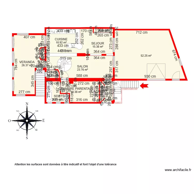 BI 5089 SOUS SOL PASCAL. Plan de 