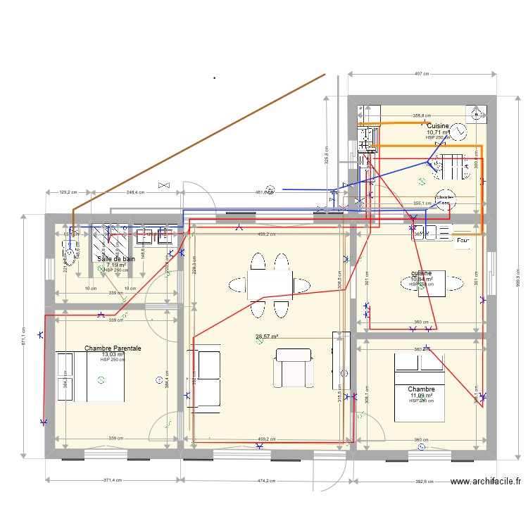 Morro Braz en ligne ver7. Plan de 6 pièces et 81 m2