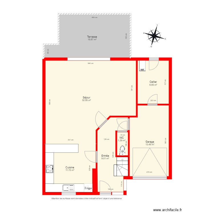 BI4833 RDC. Plan de 0 pièce et 0 m2