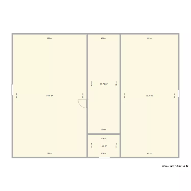 Hautefort 2 er Niveau. Plan de 