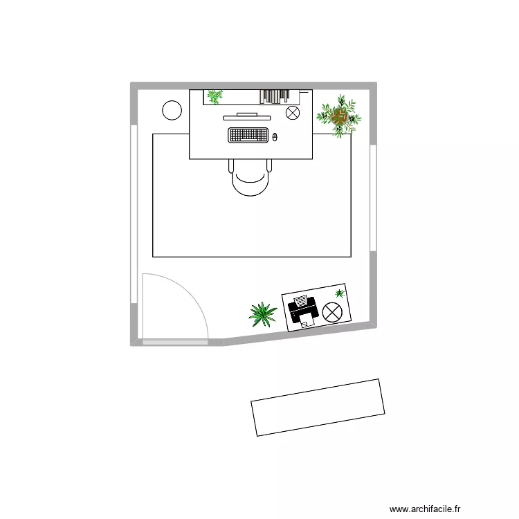 Genevive Chesnay. Plan de 