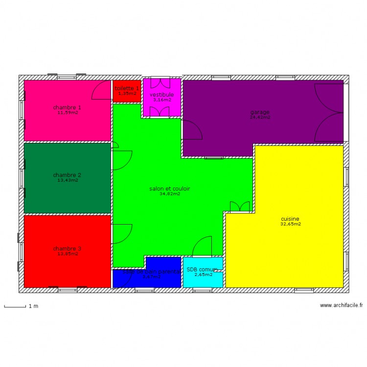 5e F - pavillon -Amélie =). Plan de 0 pièce et 0 m2