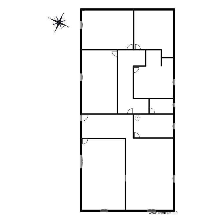 Bechet Villars sur var. Plan de 1 pièce et 55 m2