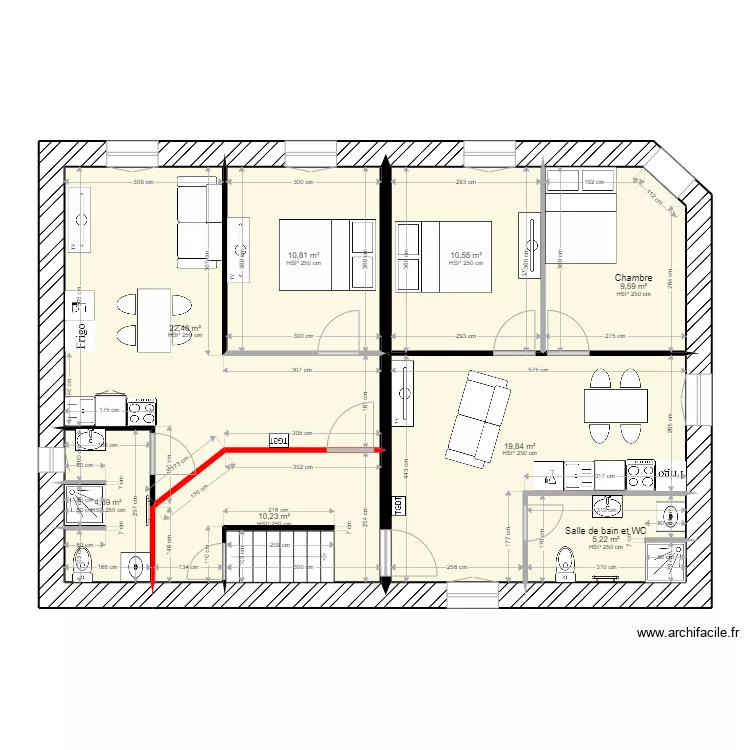MAISON BENGY R+1 MAJ. Plan de MAISON BENGY R+1 MAJ. Plan de