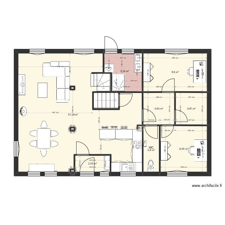 maison clara rudy rez de chaussée plan 1. Plan de 0 pièce et 0 m2