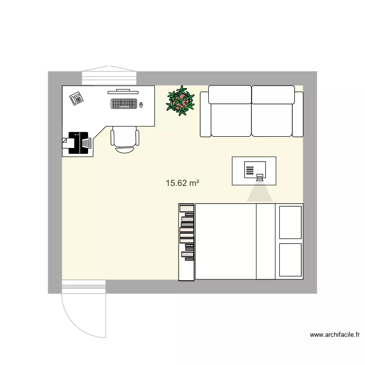 Chambre de rêve . Plan de Chambre de rêve . Plan de