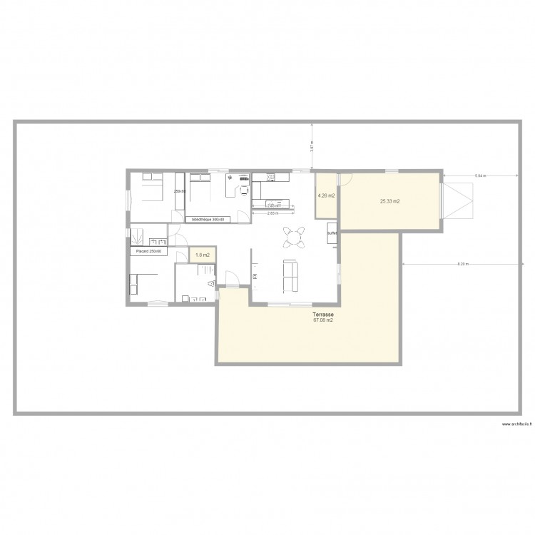 TERRAIN POUZOLLES. Plan de 0 pièce et 0 m2