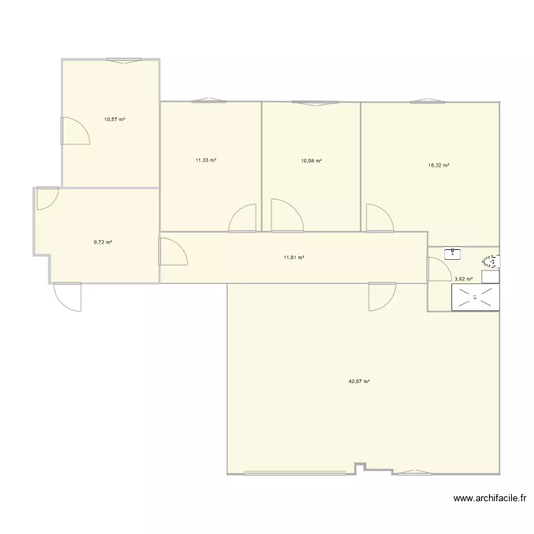 bureau gare 10 vide. Plan de bureau gare 10 vide. Plan de