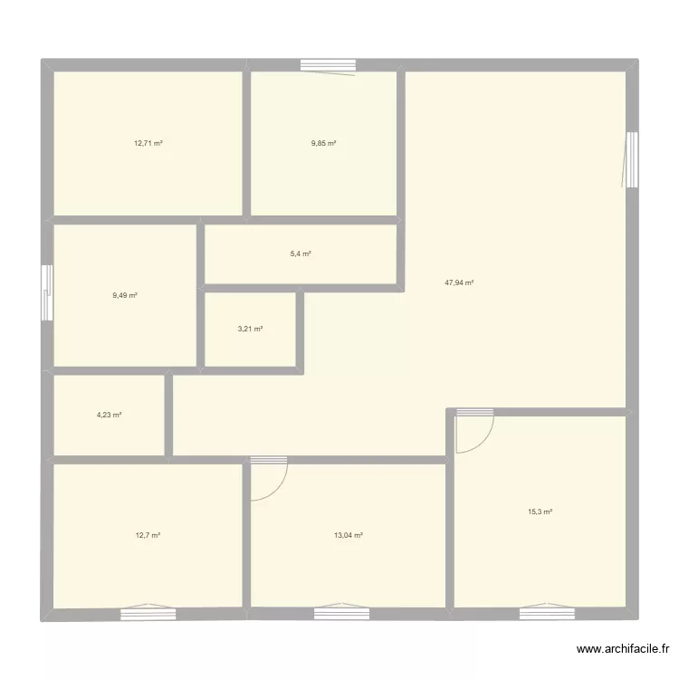 plan maison ezzahra 2. Plan de 
