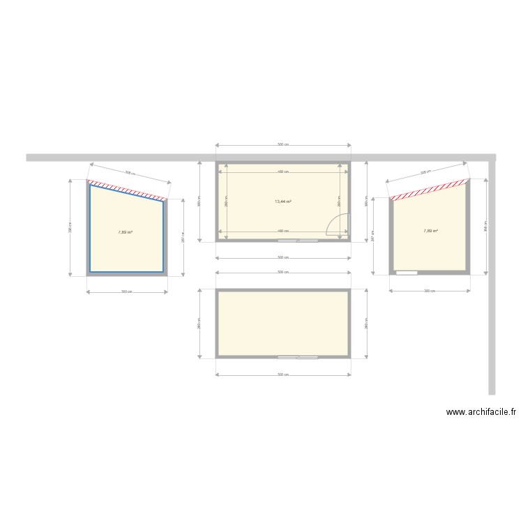 Fond du jardin. Plan de 0 pièce et 0 m2