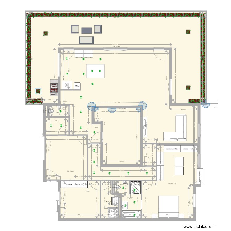 Appartement Meyrin 2. Plan de 0 pièce et 0 m2