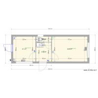 83019 WC évier  2 bureaux