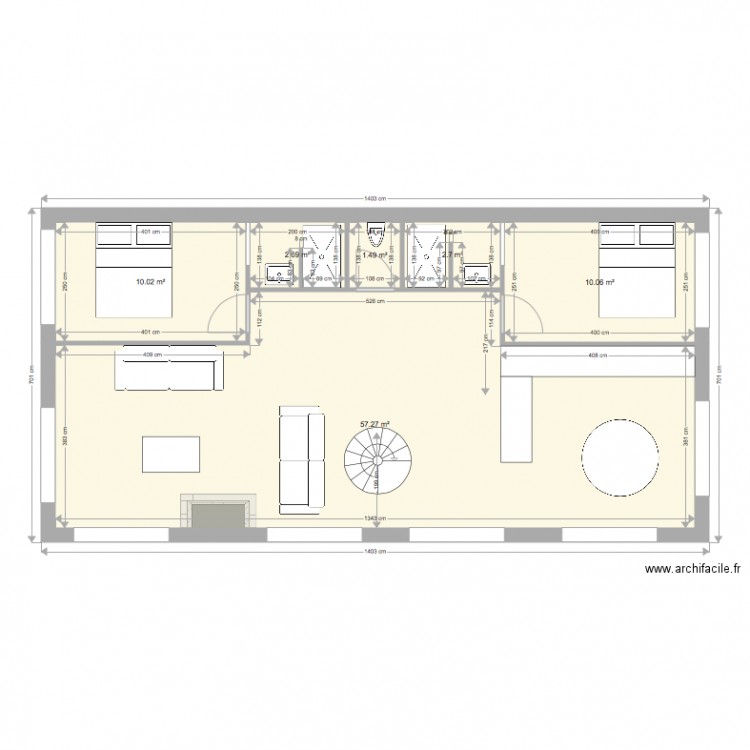 ceillacb. Plan de 0 pièce et 0 m2