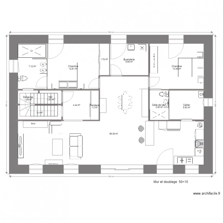 La Grange 3. Plan de 0 pièce et 0 m2