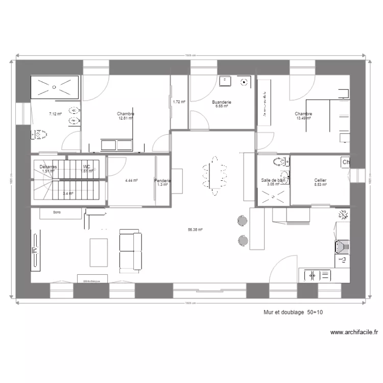 La Grange 3. Plan de 