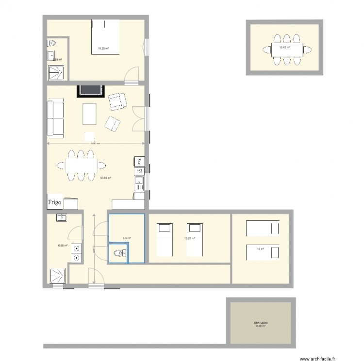 YeuLDSO. Plan de 0 pièce et 0 m2