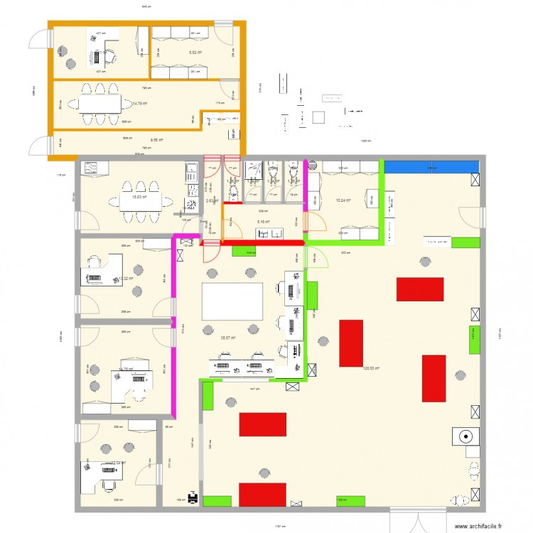 KP1 modifié version 8. Plan de 0 pièce et 0 m2