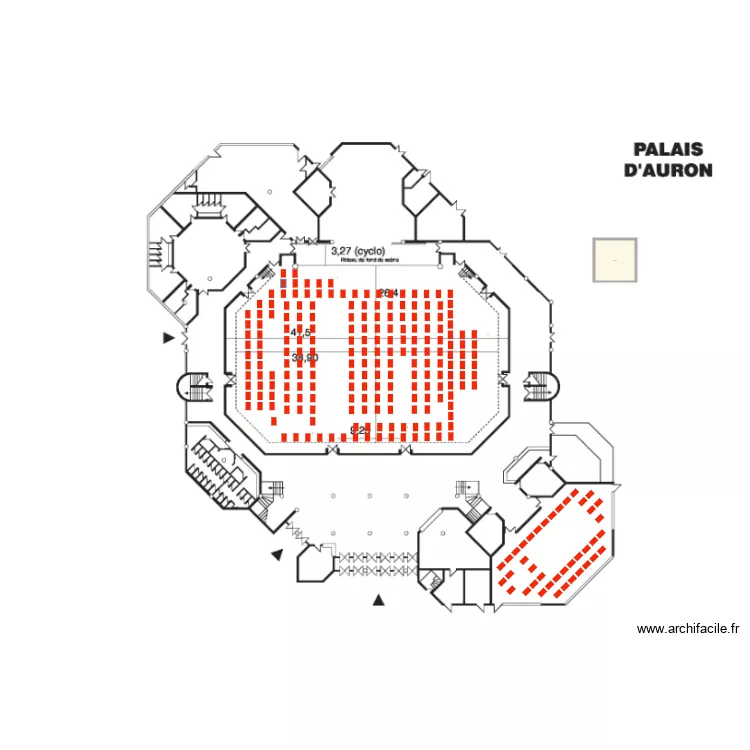 bourges auron 732 tables. Plan de 