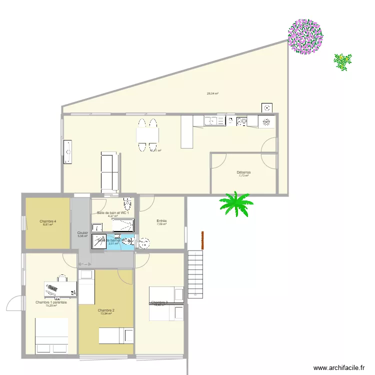 JULIEN 444EME PROJET. Plan de 0 pièce et 0 m2