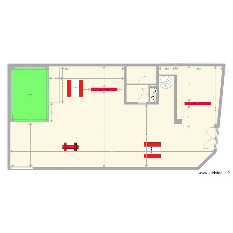 COLOMBES. Plan de 15 pièces et 794 m2