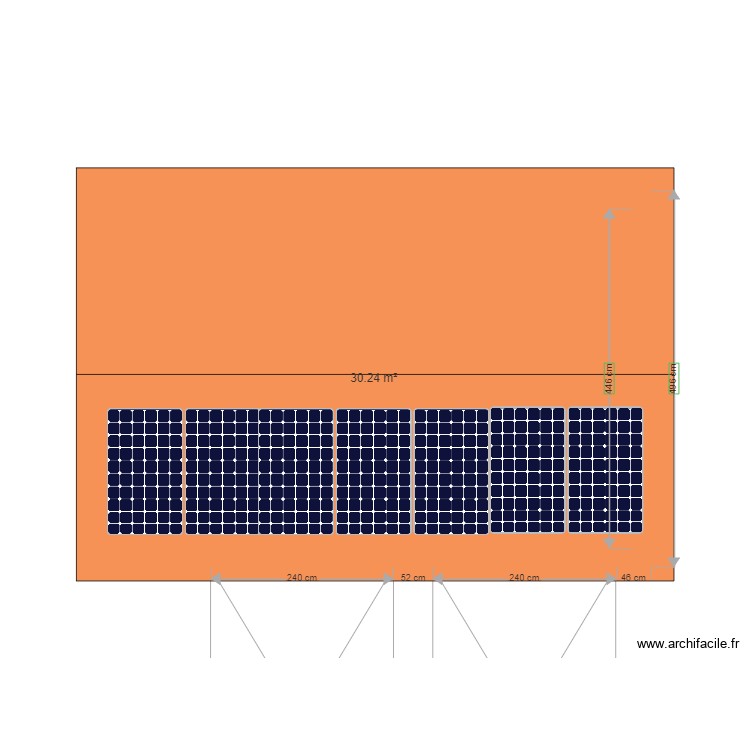 garage. Plan de 0 pièce et 0 m2