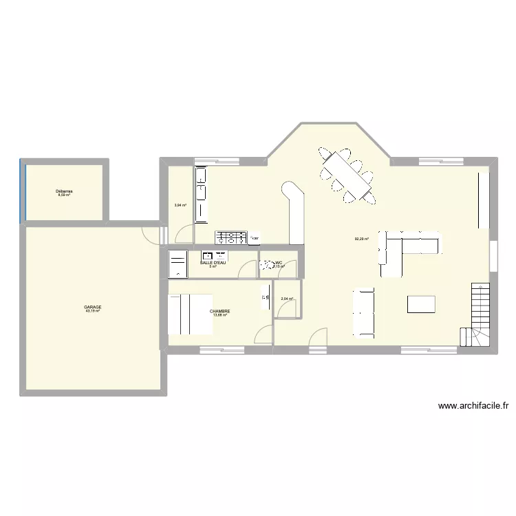 N&Eacute;RAC MODIFI&Eacute;. Plan de 