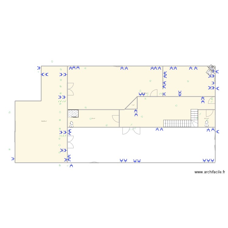 salon. Plan de 0 pièce et 0 m2