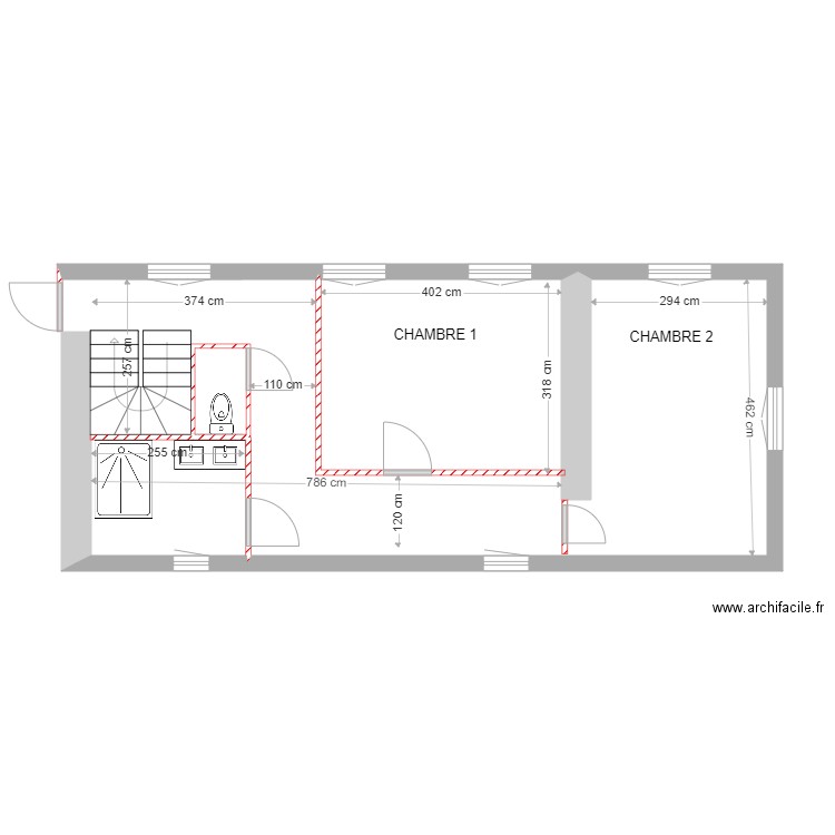 MARCADET. Plan de 0 pièce et 0 m2