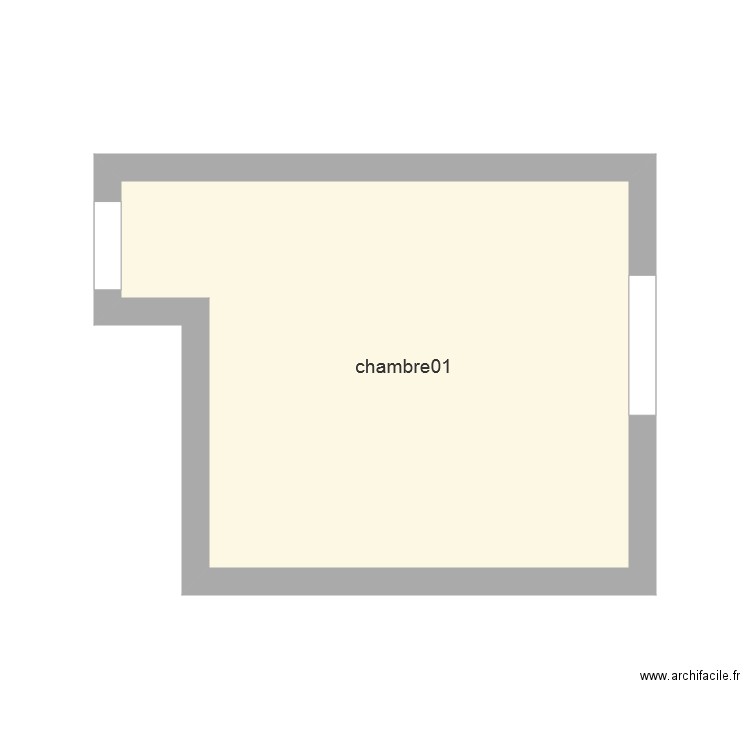 chambre01. Plan de 0 pièce et 0 m2