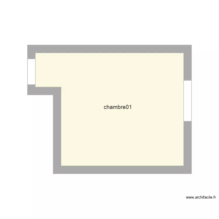 chambre01. Plan de 