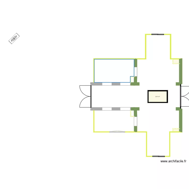 Bar rooftop. Plan de 