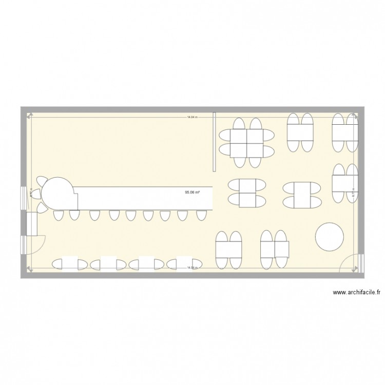 la chapelle intérieur. Plan de 0 pièce et 0 m2