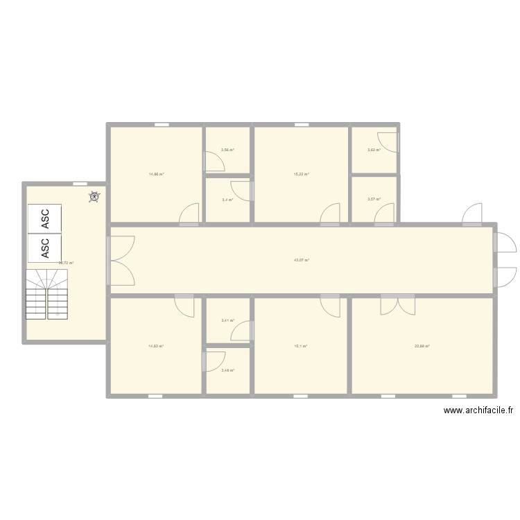 ehpad. Plan de 0 pièce et 0 m2