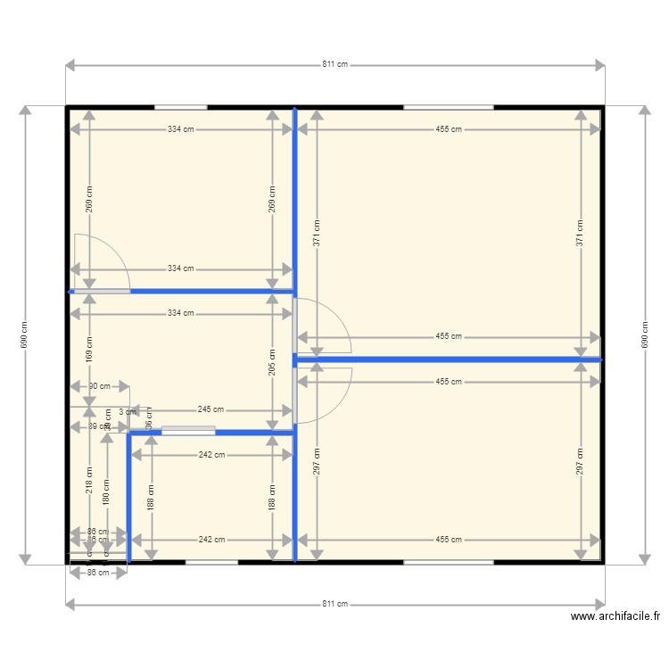 ETAGE DELASSUS. Plan de 0 pièce et 0 m2