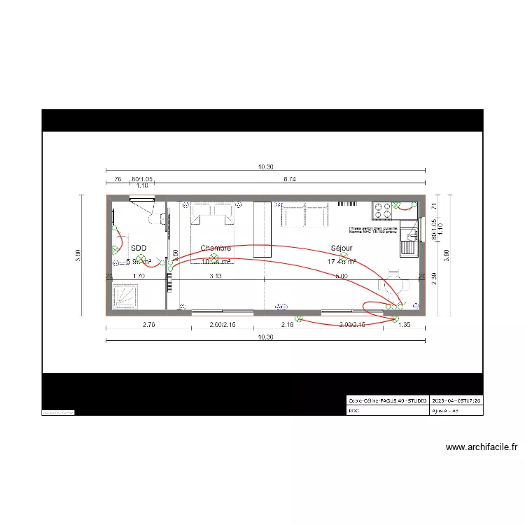 FAGUS STUDIO ARBOR. Plan de 
