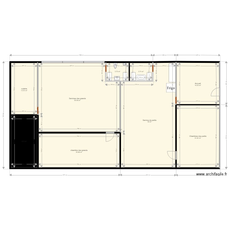 creche 4. Plan de 0 pièce et 0 m2