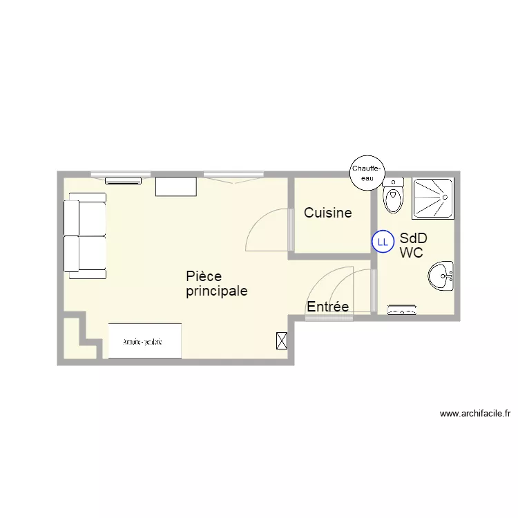 46 St Georges. Plan de 