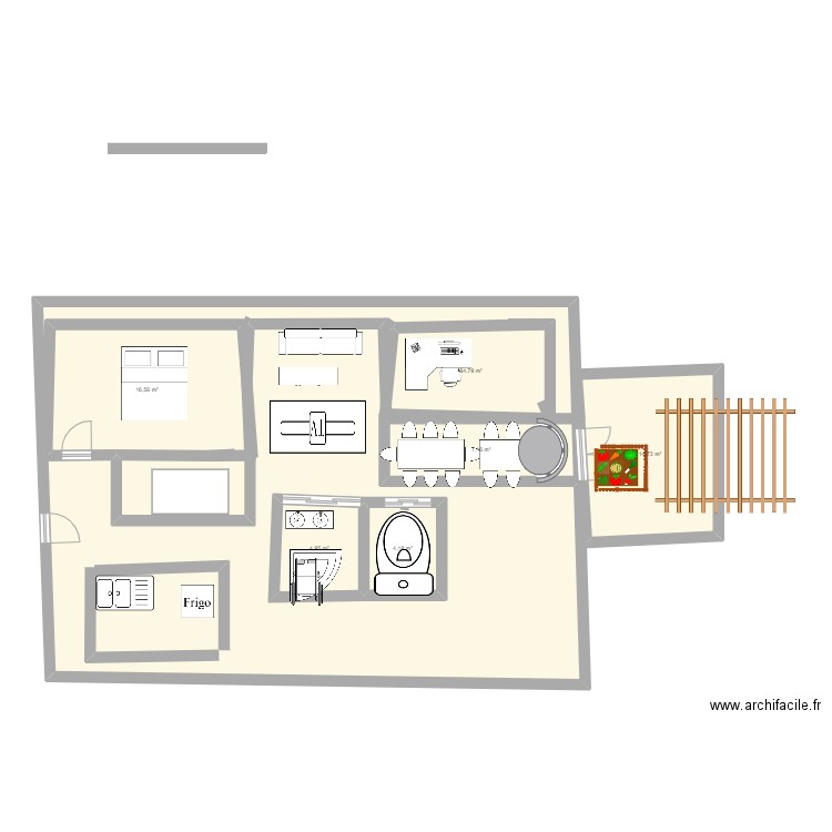 projet 2. Plan de 0 pièce et 0 m2
