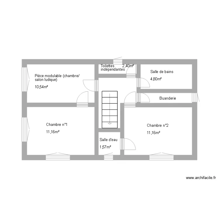 Etage Samoussy. Plan de Etage Samoussy. Plan de