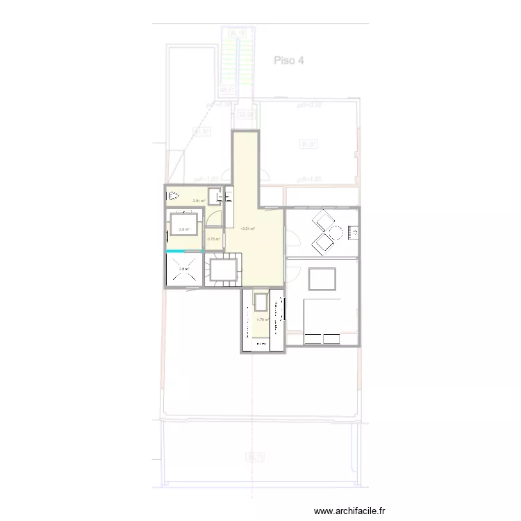 plan sotao 6. Plan de 