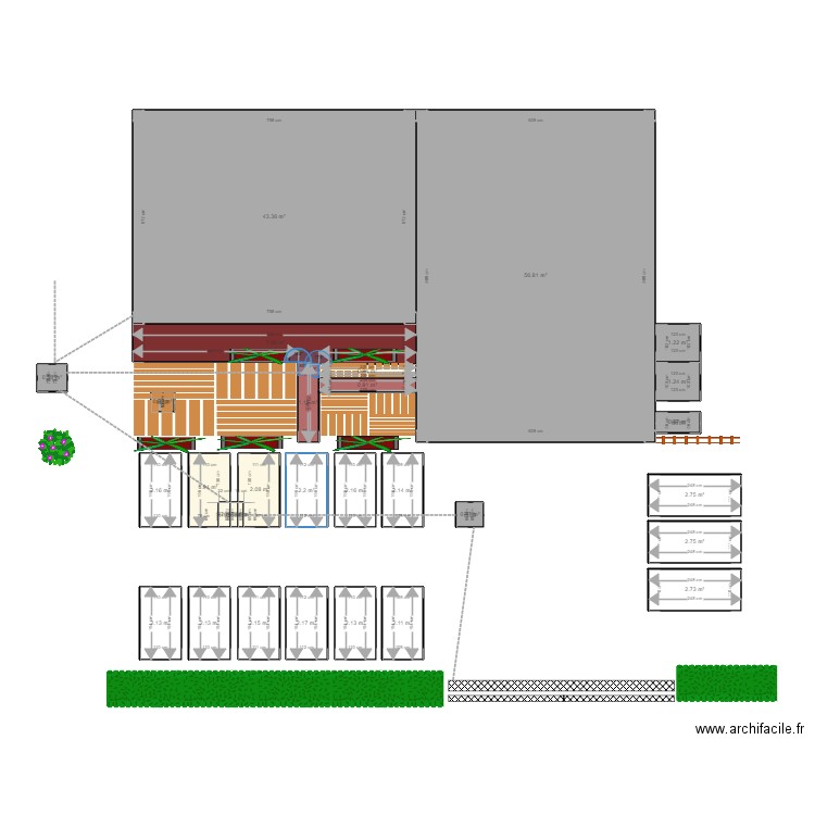 extérieur. Plan de 0 pièce et 0 m2