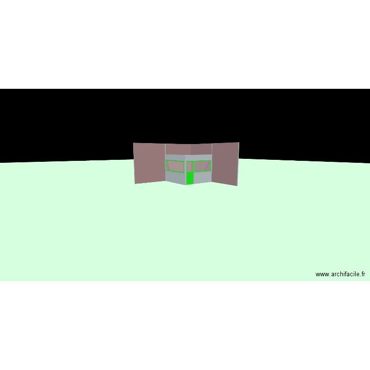 Plan Bureau Bastien Logistique. Plan de 1 pièce et 9 m2