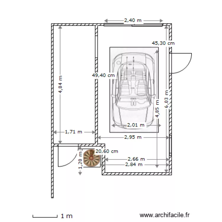 GARAGE 7. Plan de GARAGE 7. Plan de