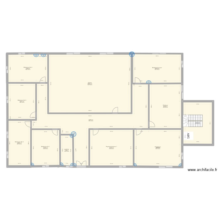 rdc. Plan de 0 pièce et 0 m2