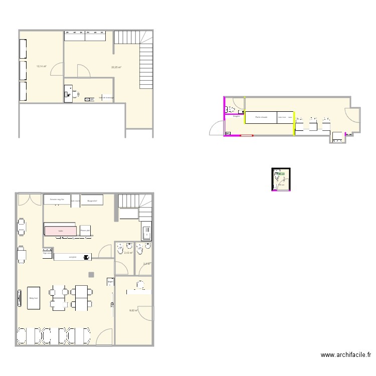 tarbes. Plan de 0 pièce et 0 m2