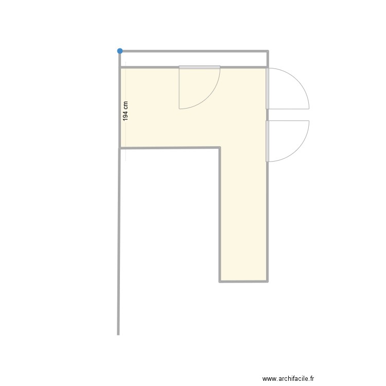 PALIER. Plan de 0 pièce et 0 m2