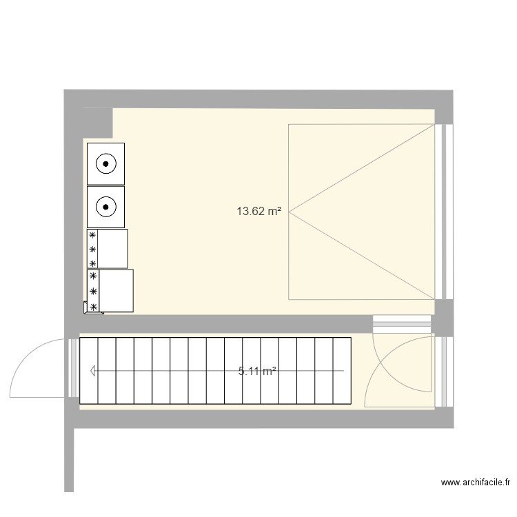 Garage. Plan de 0 pièce et 0 m2