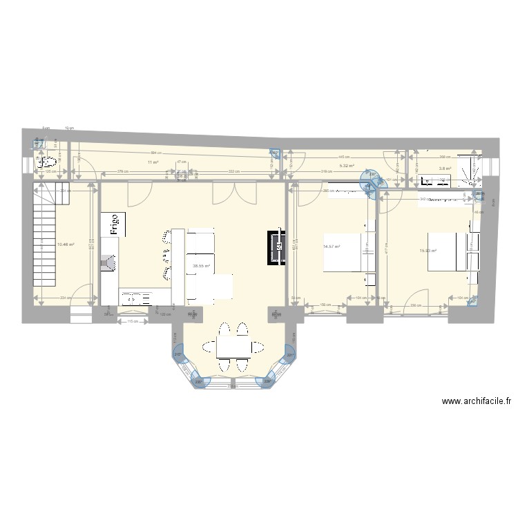 RDC AIGUILHE FINAL AMENAGE. Plan de 0 pièce et 0 m2